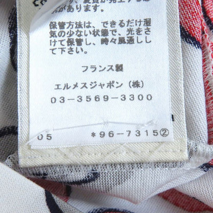 Hermes Bouclerie Moderne Jersey Modern Buckle 100% Cotton Serie Button Short