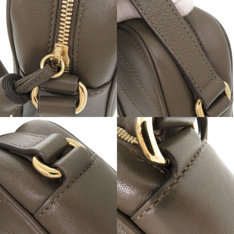 Gucci Blondi 742360 Leather Brown Shoulder Bag 0312 Gucci