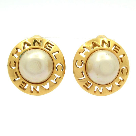 Chanel Earrings - Gold And Ivory
