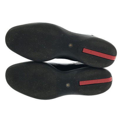 Prada Sport - Enamel Side Gore Short Boots - 35 - Black - Women