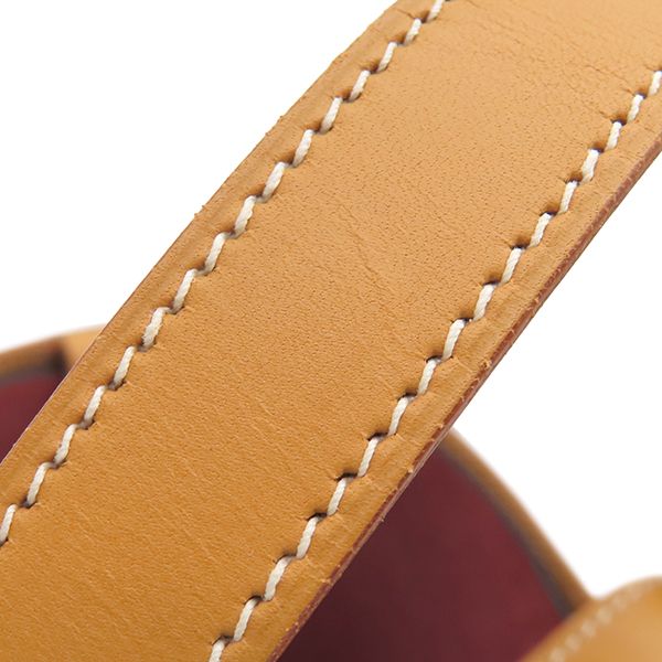 Hermes Handbag Muselière 2 Box Calf Rouge Vif X Natural X Havana Gold Hardware