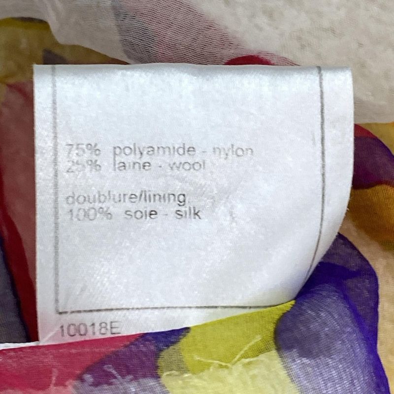 Chanel Jacket Size 36 S Women's P15633 Ivory X Orange X Multi Long Sleeves /