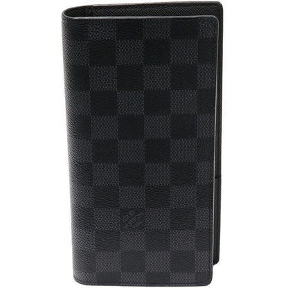 Louis Vuitton Zip Long Wallet With Coin Purse Damier Graphite Portefeuille