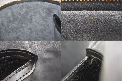 Louis Vuitton Epi Cannes Cosmetic Handbag Wallet Black M48032 LV 2742n