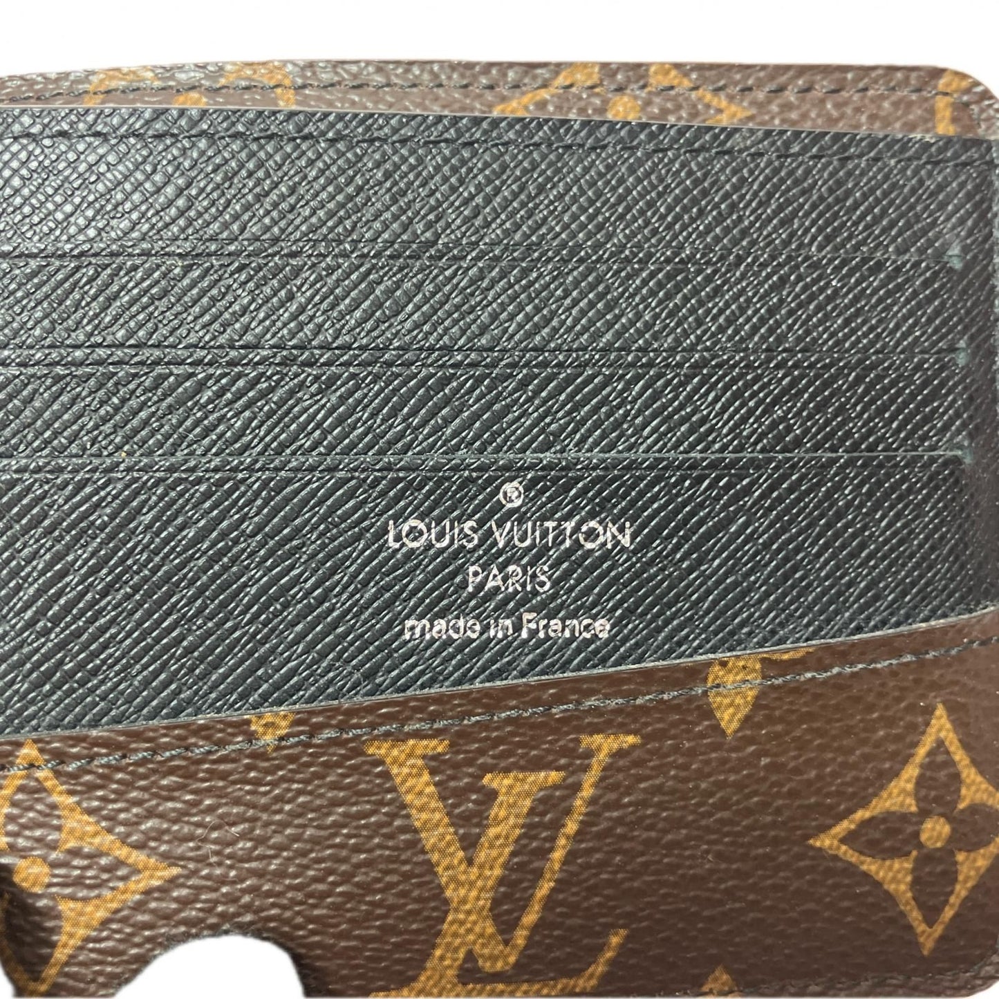 Louis Vuitton Men's Bifold Wallet Monogram Macassar Portefeuille Gaspar