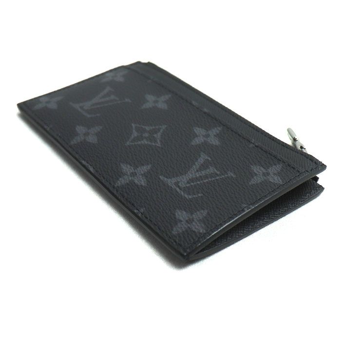 Louis Vuitton Coin Card Holder Coin Case Monogram Eclipse Gray Black M69533 IC