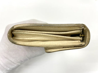 Louis Vuitton Damier Azure Portefeuille Sarah Long Wallet N61735 Ivory Made In