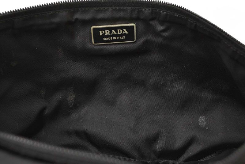 Prada Waist Bag Waist Pouch Body Bag Prada Nylon NERO Black Va0056 Men Women