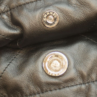 Chanel As3262 Black Shiny Calf Svhardware Chanel 22 Large Shoulder Bag Silver