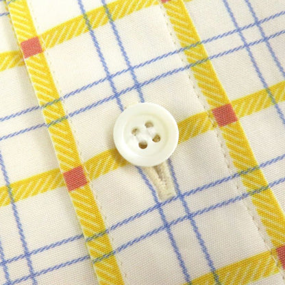 LOEWE 22SS H526y05w76 Silk Cotton Anagram Stamped Long Sleeve Shirt White