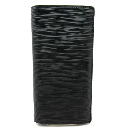 Louis Vuitton Portefeuille Brazza M66542 Epi Men's Noir Black