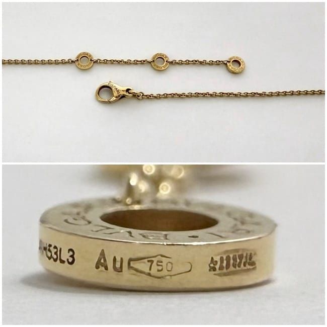 Bvlgari Necklace F21796 Pink Gold Pg 750