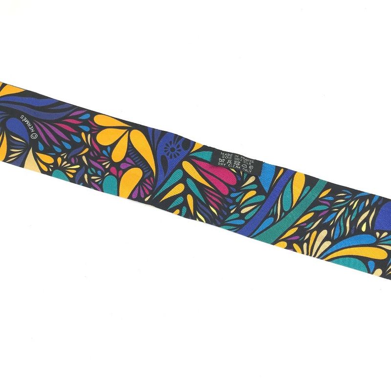 Hermes Scarf Twilly Silk Multicolor