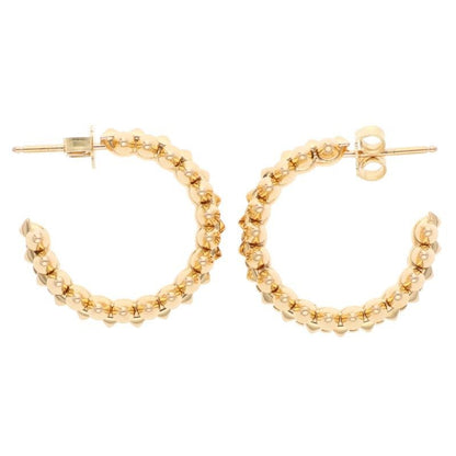 Cartier Crushed De Cartier SM 18K Yellow Goldearrings Men's