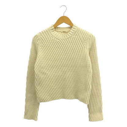 Celine - Phoebe Period Cotton Crewneck Knit - XS - Ivory - Women's