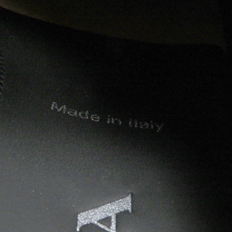 Prada Chocolate Patent Leather Triangle Logo Thick Soled Loafers Black 6.5 With