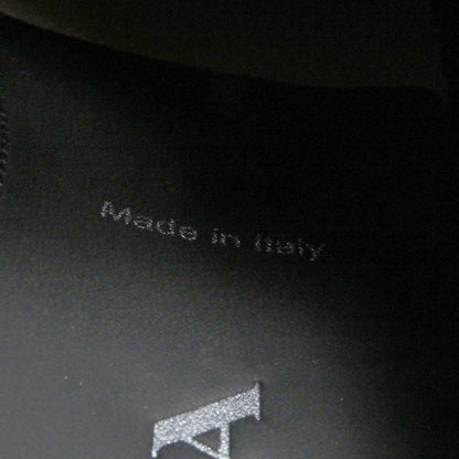 Prada Chocolate Patent Leather Triangle Logo Thick Soled Loafers Black 6.5 With