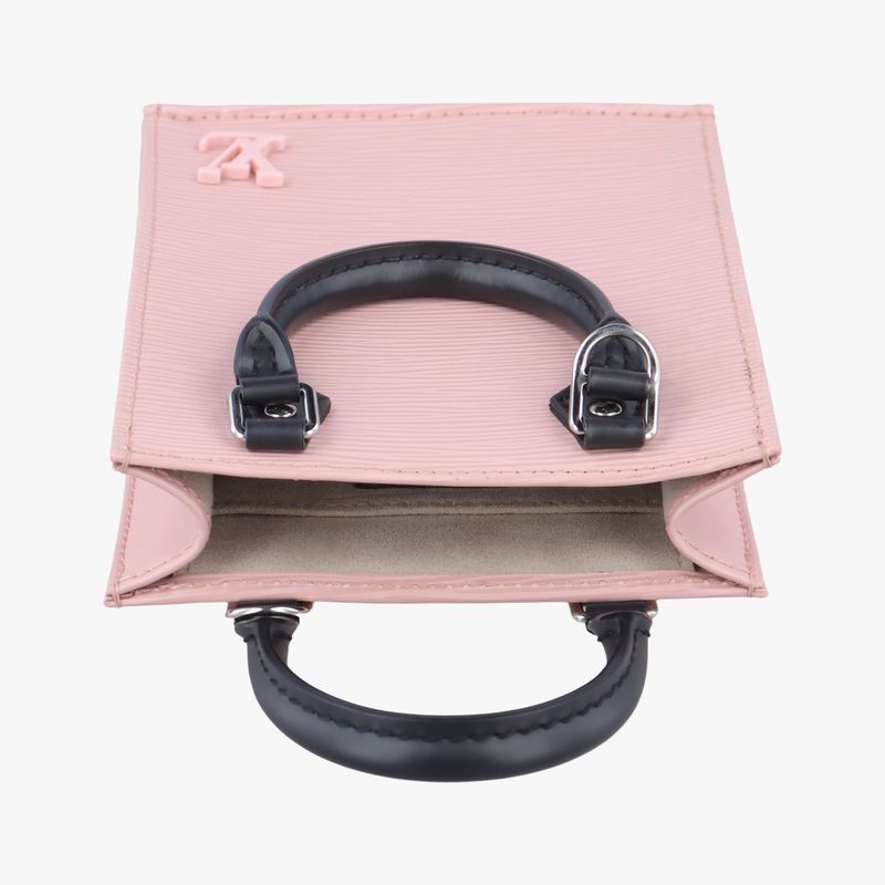 Louis Vuitton Petite Sac Plat Rose Ballerine Pink Epi  Handbag Shoulder Bag Tote