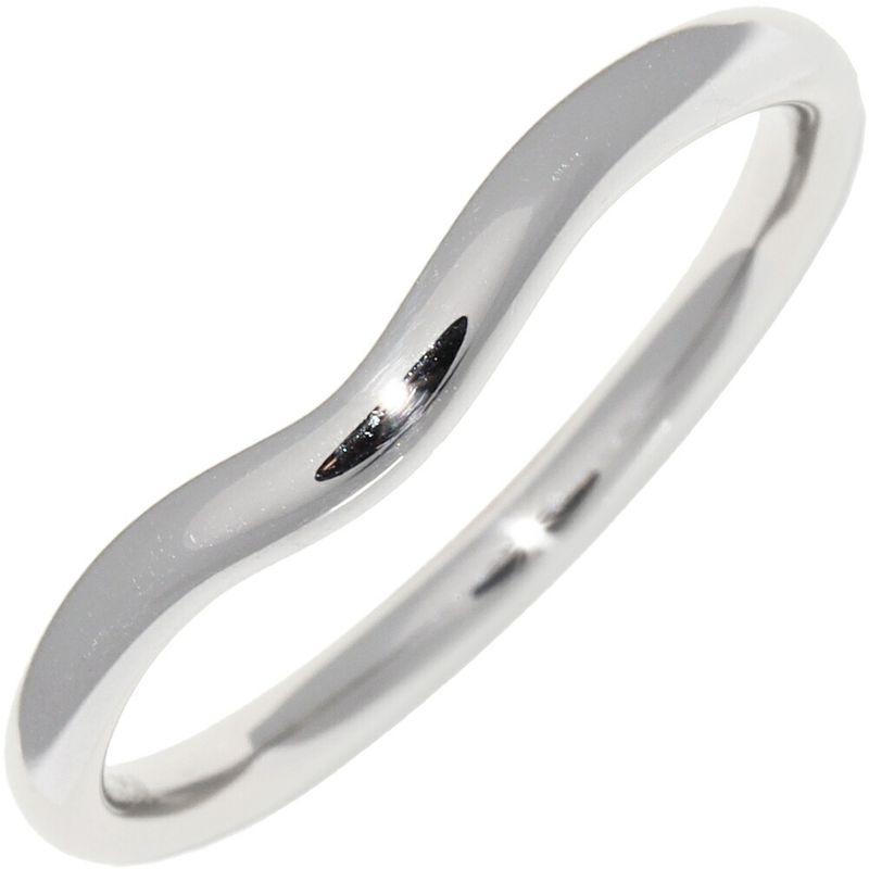Tiffany & Co Ring Pt950 Curved Band Ring Width 2mm (008in)