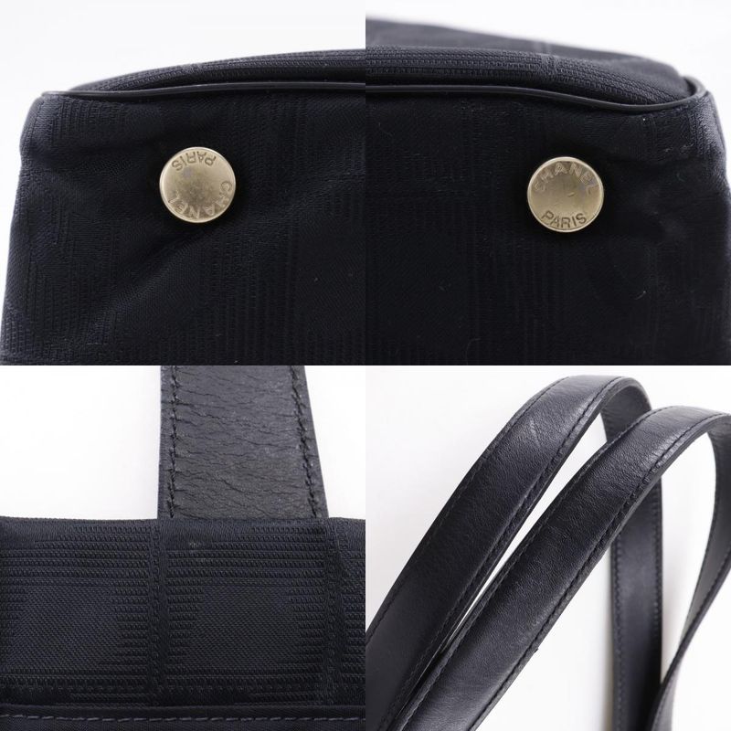 Chanel Tote MM New Travel Line A15991 Nylon Canvas Black Ladies Tote Bag