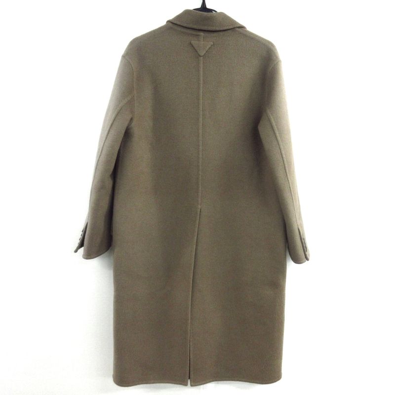 Prada Coat Size 36 S Women - Gray Beige Long Sleeves / Cashmere / Winter