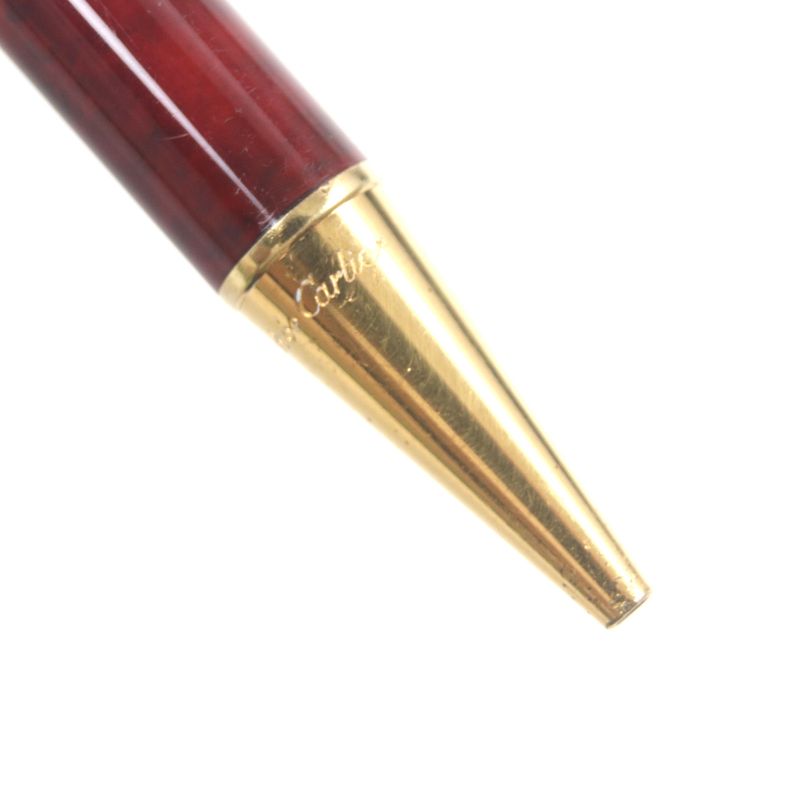 Cartier Trinity Marble Pattern Logo Engraved Twist Ballpoint Pen