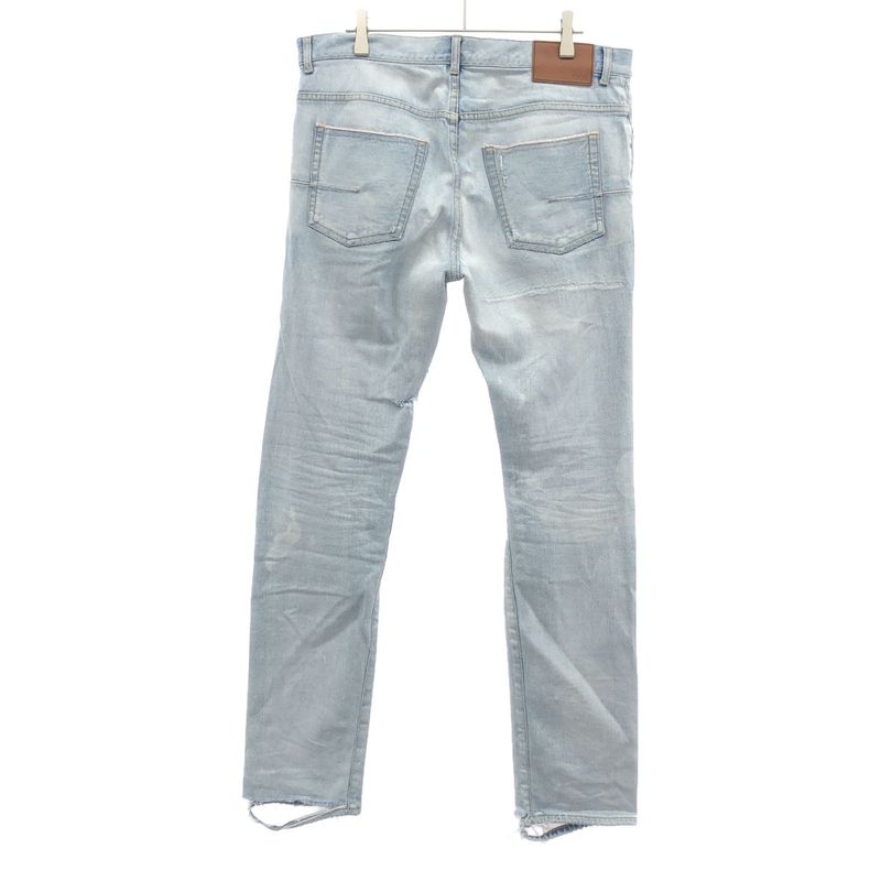 Dior X Kenny Scharf Dior X Kenny Scharf 21aw Damaged and Repaired Denim Pants