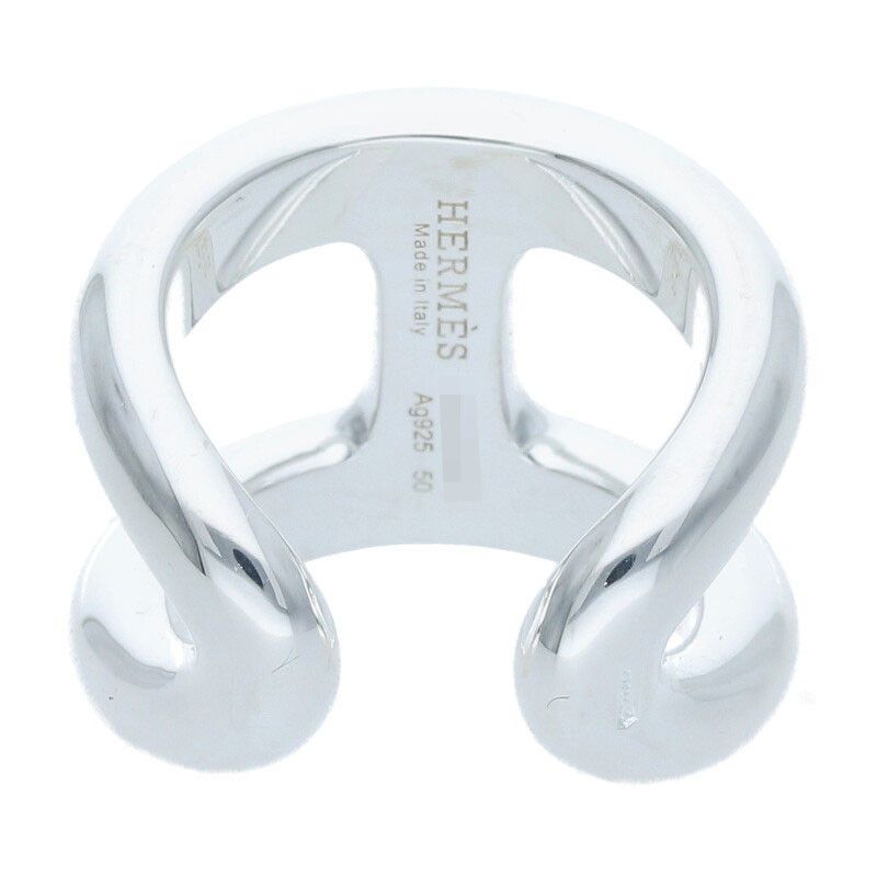Hermes Osmose GM Osmose GM Silver Ring Men's 10