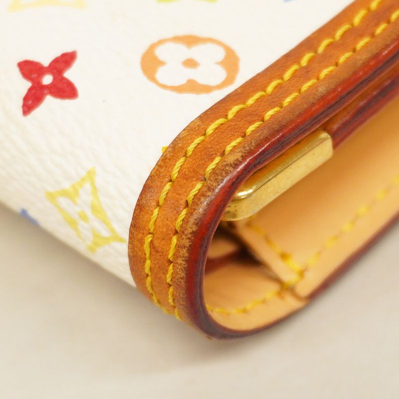 Louis Vuitton Trifold Long Wallet Monogram Multicolor Porte Trésor International