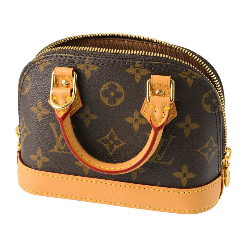 Louis Vuitton Shoulder Bag Nano Alma Brown