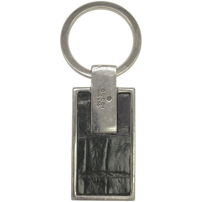 Gucci Key Holder Silver and Black
