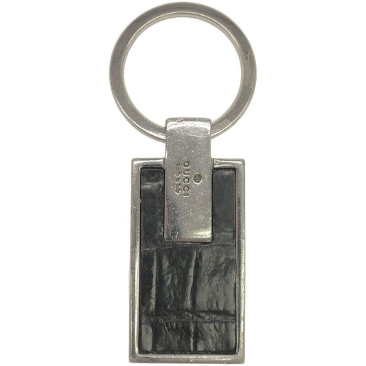 Gucci Key Holder Silver and Black