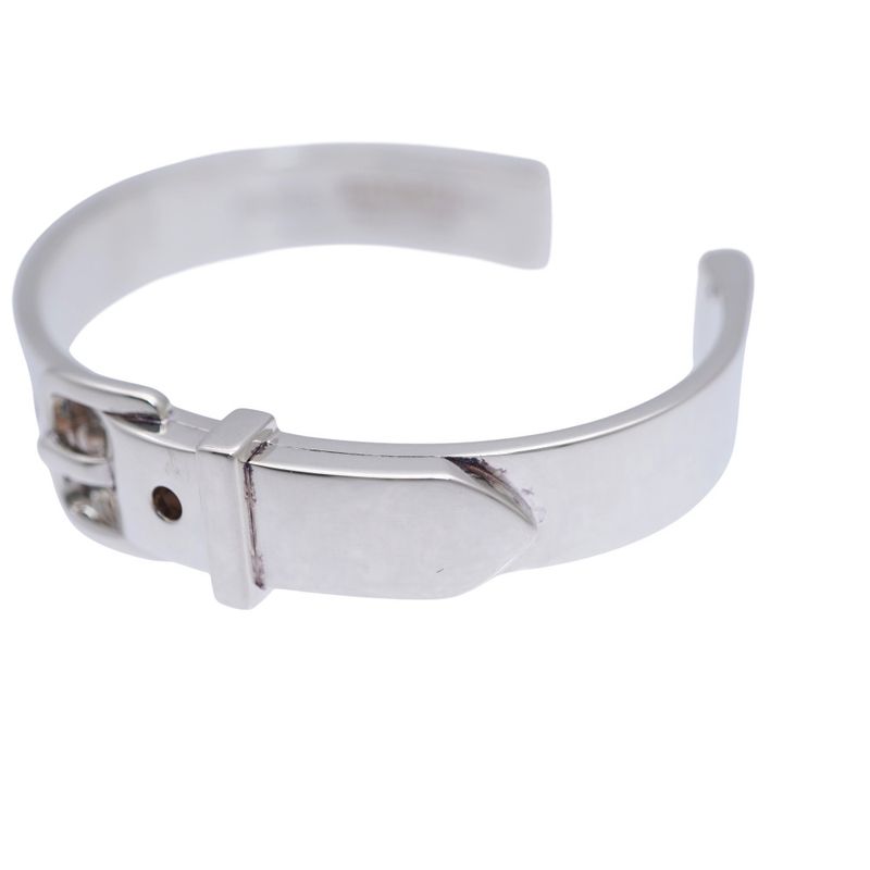 Hermes Bucher Serie Bangle 925 Silver Bracelet Silver 1059hermes