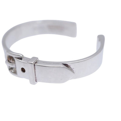 Hermes Bucher Serie Bangle 925 Silver Bracelet Silver 1059hermes