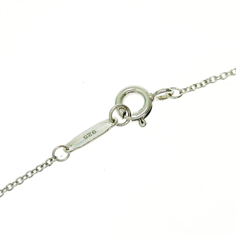 Tiffany & Co Silver Heart Lock Necklace 2.3g 925 Engraved 412032 Necklace