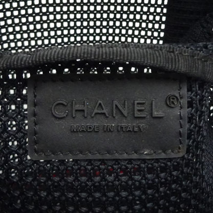 Chanel Shoulder Mesh Sports Line Tote Black Bag