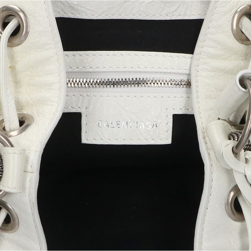 Balenciaga 702432 Lucagor XS Leather 2WAY Handbag Men's XS