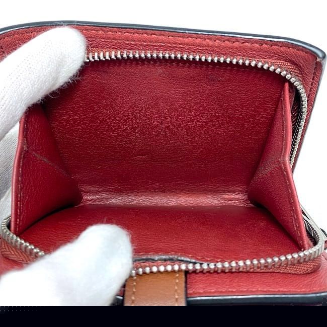 Loewe Bifold Wallet Brown Anagram C660z41x01 Excellent Condition