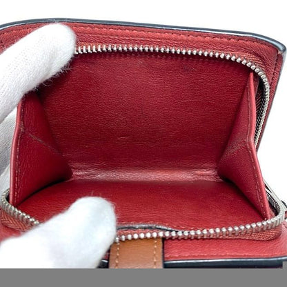 Loewe Bifold Wallet Brown Anagram C660z41x01 Excellent Condition