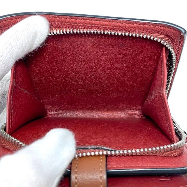 Loewe Bifold Wallet Brown Anagram C660z41x01 Excellent Condition