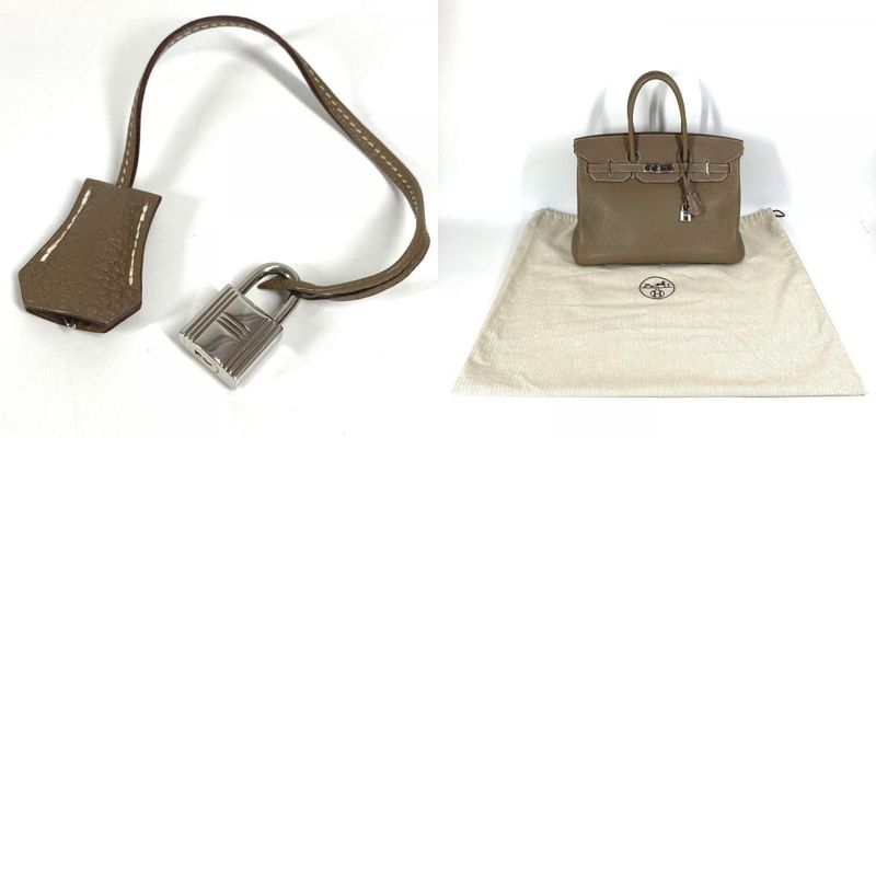 Hermes Handbag Birkin 35 Birkin 35 Togo Etoupe Gray