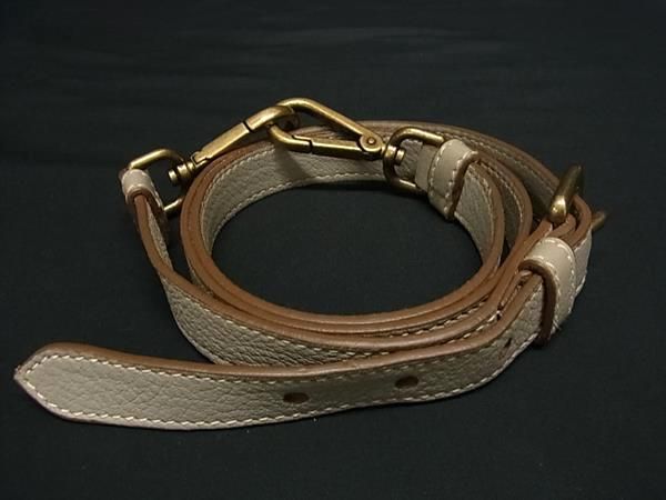 Prada Leather Bag Shoulder Strap Crossbody Shoulder Women's Glazed Fe6863