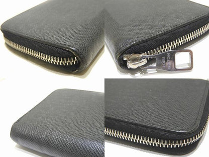 4 Louis Vuitton Taiga Zippy Vertical Long Wallet M30503 Men's Round Zipper