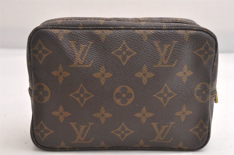 Louis Vuitton Monogram Trousse Toilette 18 Clutch Handbag M47526 LV 3351n