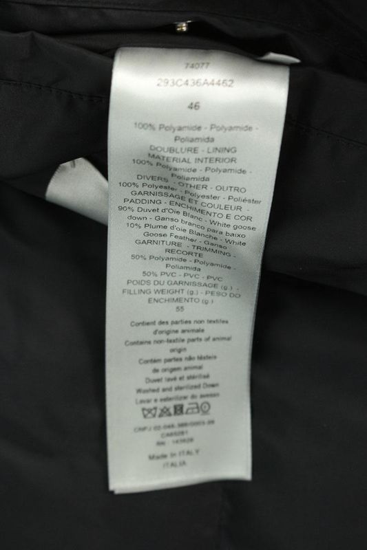 Dior 293c436a4462 Oblique Allover Nylon Down Jacket Men's 46