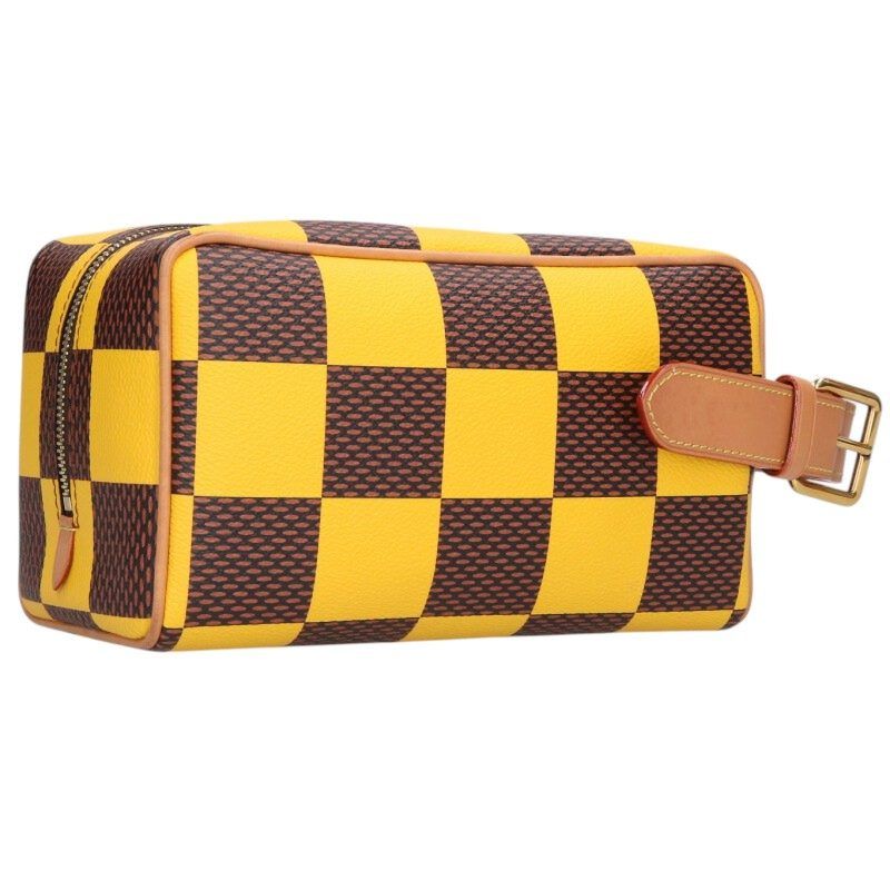 Louis Vuitton Locker Dop Kit N40567 Damier Handbag For Men