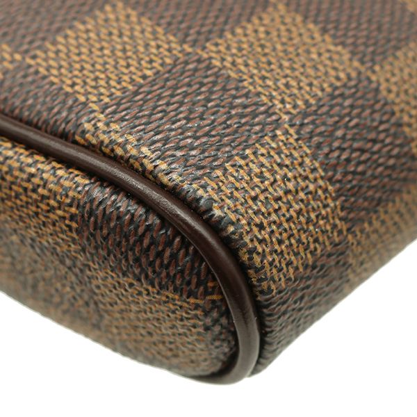 Louis Vuitton Shoulder Bag Pochette Ipanema Damier Canvas Damier Ebene Gold