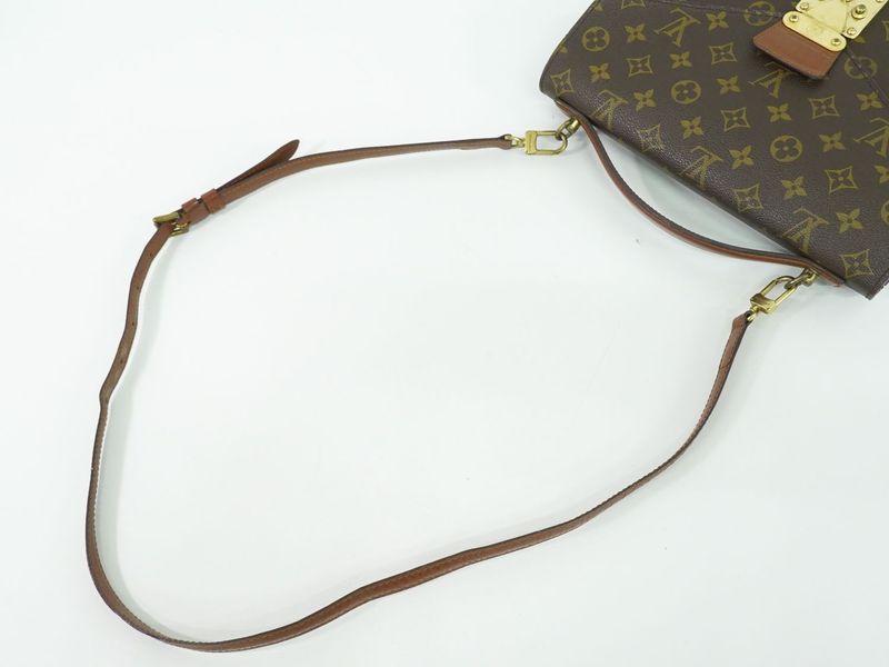 Authentic Louis Vuitton LV Monogram 2WAY Shoulder Bag Handbag Brown M51185