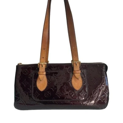 Louis Vuitton Vernis Rosewood Avenue Bag Monogram Tote Amarante
