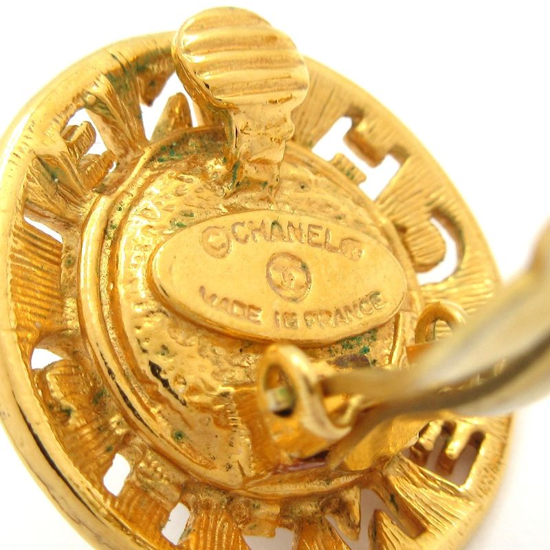 Chanel Earrings - Gold And Ivory